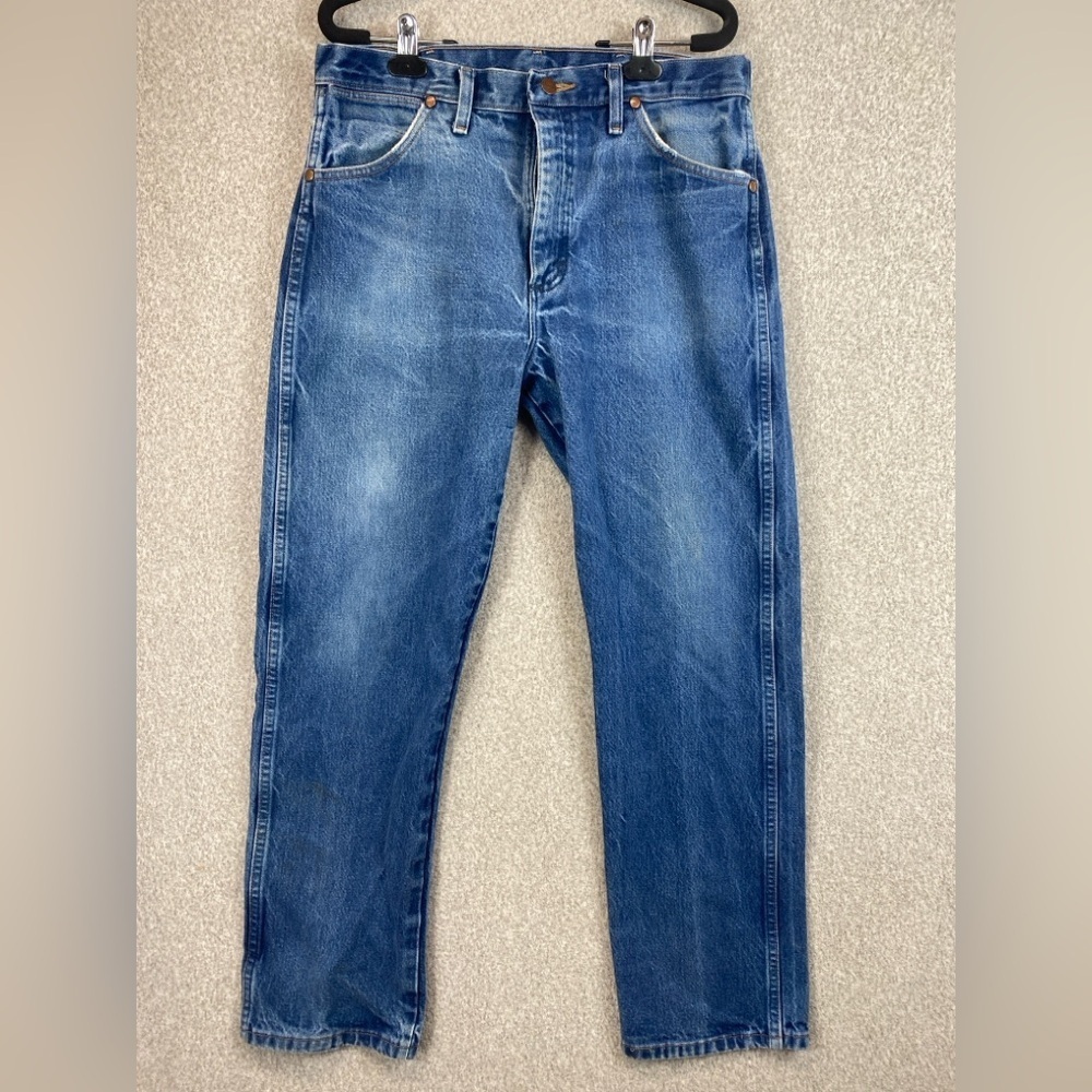 Wrangler cowboy cut jeans 35x30 style 13MWZ cotton western rodeo ranch